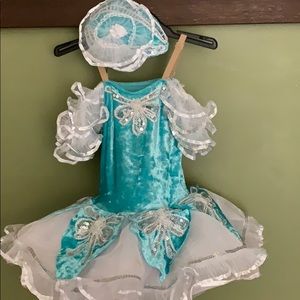 Kids Turquoise Fairy Costume
